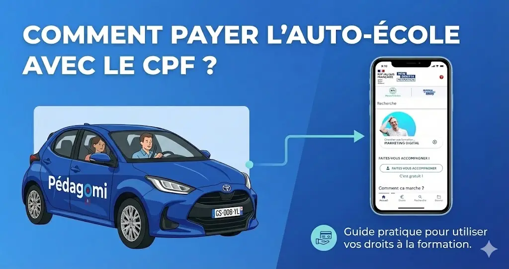 Comment payer l&rsquo;auto-école avec le CPF ?