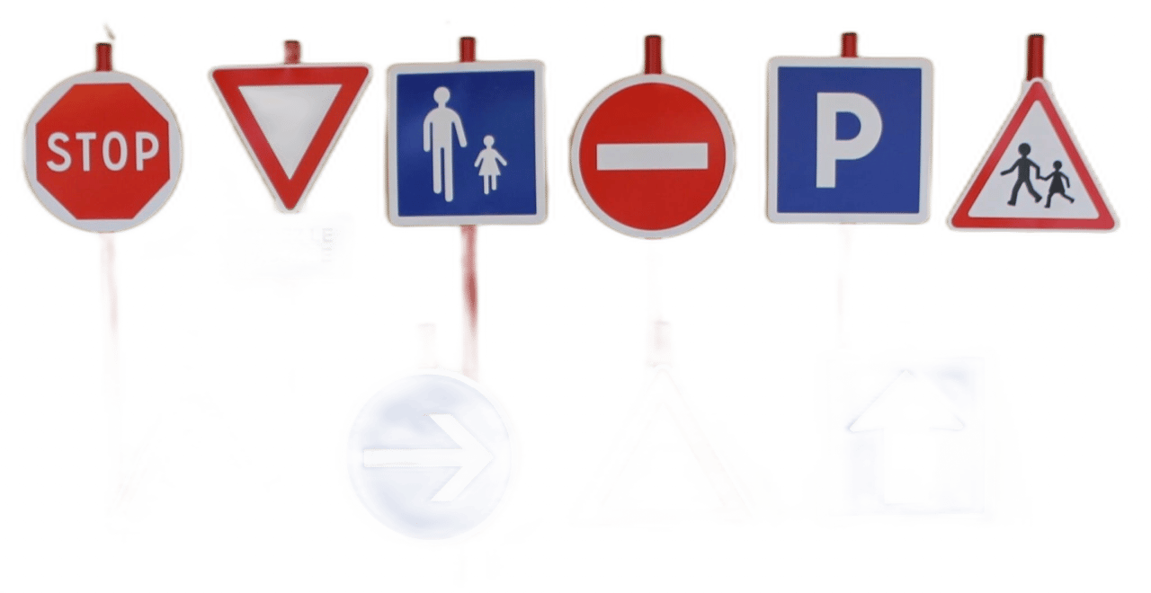 Les différents panneaux du code de la route