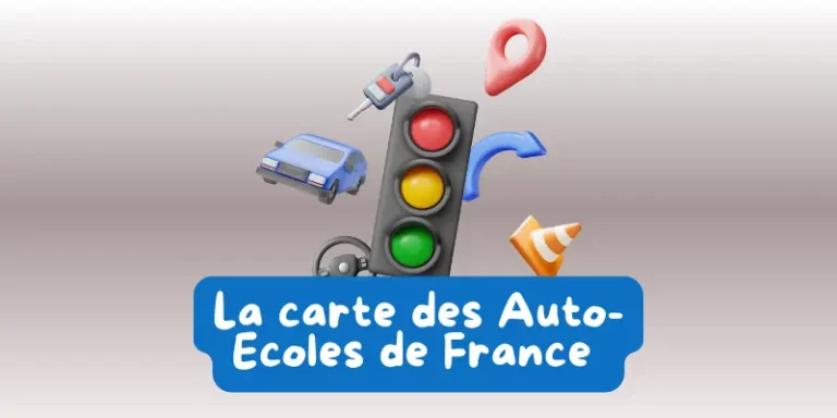 Candidats au permis de conduire : la carte officielle des auto-écoles