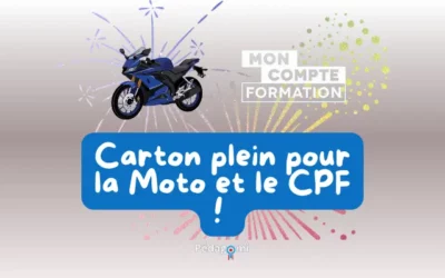Carton Plein pour le Permis Moto Grâce au CPF