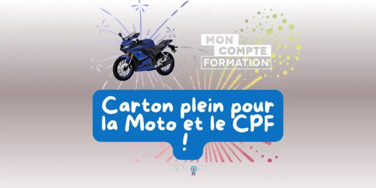 Carton Plein pour le Permis Moto Grâce au CPF