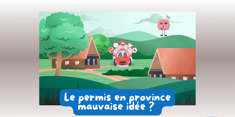 Permis en province : une fausse bonne idée ?